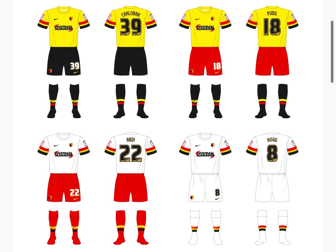 Bump for today’s #fantasykitfriday, Watford in Arsenal’s 2012 Nike design

Aside from the default 1980s-inspired colour-schemes, we got a bit mashup happy

museumofjerseys.com/2025/09/12/fan…