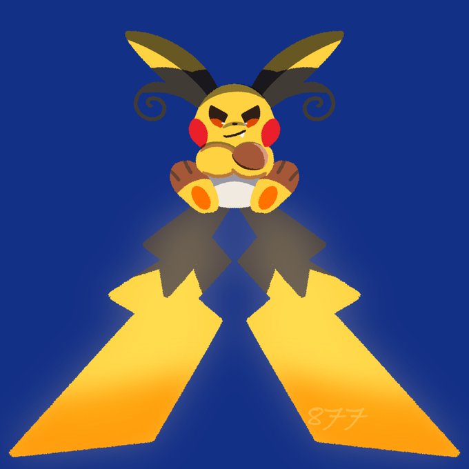 ピカチュウストリートスタイルのアクリル画 ピカチュウストリートスタイルのアクリル画