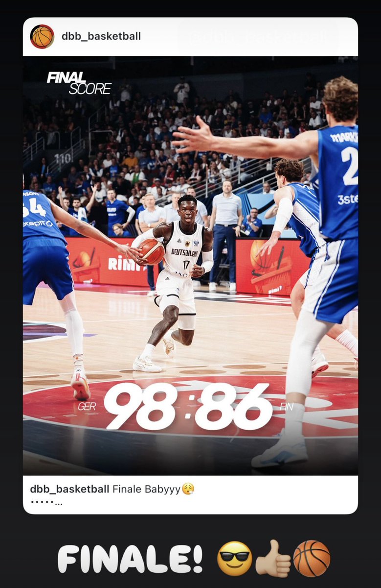 dirk_adam's tweet image. Was für ein Team! 😎👍🏼🏀 Hätte nie gedacht, dass die Mannschaft nach Gordon Herbert noch besser wird. Álex Mumbrú mit seinem Staff hat’s geschafft. Respekt! Auch dafür, dass er trotz seiner schweren Erkrankung am Spielfeldrand sitzt. #DBBTeam #GERFIN #BasketballEM #Finale