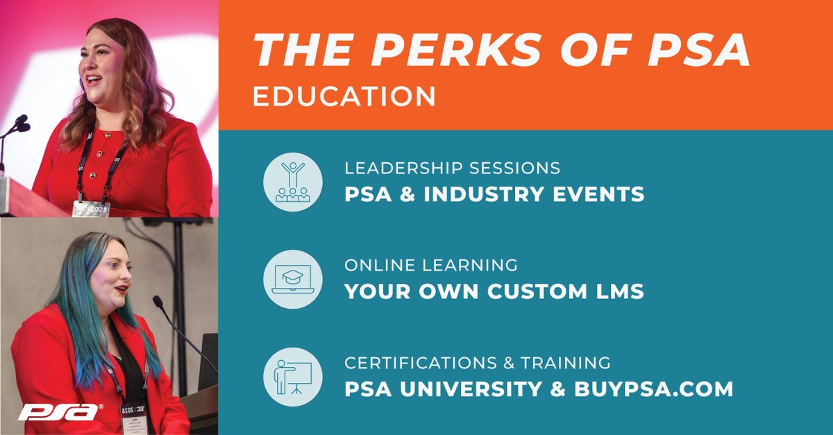 A major perk of being a PSA member is access to industry-leading education. PSA University delivers trainings, leadership sessions and online courses designed to help integrators master new skills and stay ahead.

Learn more about PSA University here: psasecurity.com/education/psau…