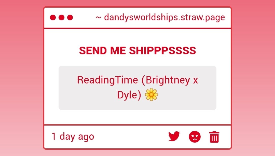Dandys_Ships's tweet image. This submitted ship is #Readingtime (Brightney x Dyle) thank you for your submission!! #dandysworlddyle #dandysworldbrightney