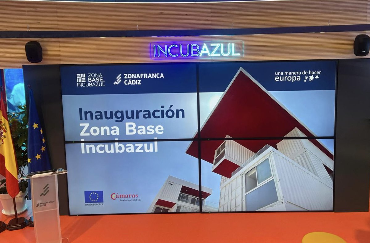 CTAQUA-Acuicultura (@ctaqua_ct) on Twitter photo 🔵Hoy hemos acompañado a <a href="/ZFCadiz/">Zona Franca Cádiz</a> en la inauguración del nuevo edificio de su incubadora de empresas dedicadas a #Economíaazul <a href="/IncubazulCadiz/">Blue Core-Incubazul</a>
Enhorabuena en nombre de todo el equipo de CTAQUA #acuicultura
📸<a href="/ClusterMMA/">Clúster Marítimo-Marino de Andalucía</a> <a href="/univcadiz/">Universidad de Cádiz</a> 🔵Hoy hemos acompañado a <a href="/ZFCadiz/">Zona Franca Cádiz</a> en la inauguración del nuevo edificio de su incubadora de empresas dedicadas a #Economíaazul <a href="/IncubazulCadiz/">Blue Core-Incubazul</a>
Enhorabuena en nombre de todo el equipo de CTAQUA #acuicultura
📸<a href="/ClusterMMA/">Clúster Marítimo-Marino de Andalucía</a> <a href="/univcadiz/">Universidad de Cádiz</a>