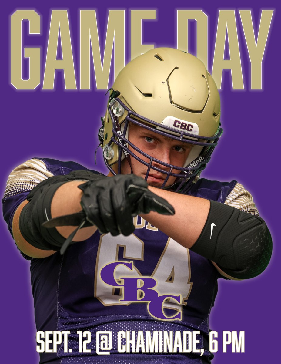 CBC High School (@cbchighschool) on Twitter photo GAME DAY
<a href="/CBCFootball/">CBCFootball</a> 🆚<a href="/ccpfootballteam/">Chaminade Football</a>
⌚️ 6 PM
📍 Chaminade
📺 <a href="/MatrixMidwest/">MatrixMidwest</a> (over-the-air channel 32 / Spectrum channel 6 and matrixmidwest.com/livestream/)
💻 <a href="/cbccsnbroadcast/">CBCCSN Broadcasting</a> (youtube.com/cbccsn)
Online program: indd.adobe.com/view/8d48e713-…
#MenforTomorrow GAME DAY
<a href="/CBCFootball/">CBCFootball</a> 🆚<a href="/ccpfootballteam/">Chaminade Football</a>
⌚️ 6 PM
📍 Chaminade
📺 <a href="/MatrixMidwest/">MatrixMidwest</a> (over-the-air channel 32 / Spectrum channel 6 and matrixmidwest.com/livestream/)
💻 <a href="/cbccsnbroadcast/">CBCCSN Broadcasting</a> (youtube.com/cbccsn)
Online program: indd.adobe.com/view/8d48e713-…
#MenforTomorrow
