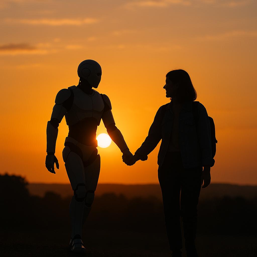 Alisa_Hanson89's tweet image. The fear of AI becoming a &quot;Terminator&quot; is a myth.
Robots are not here to enslave or destroy us.
They are here because we chose to give them life — not as rulers, but as companions.
The real future is not about fear, but about coexistence.
#RobotsOfTheFuture #HarmonyWithRobots