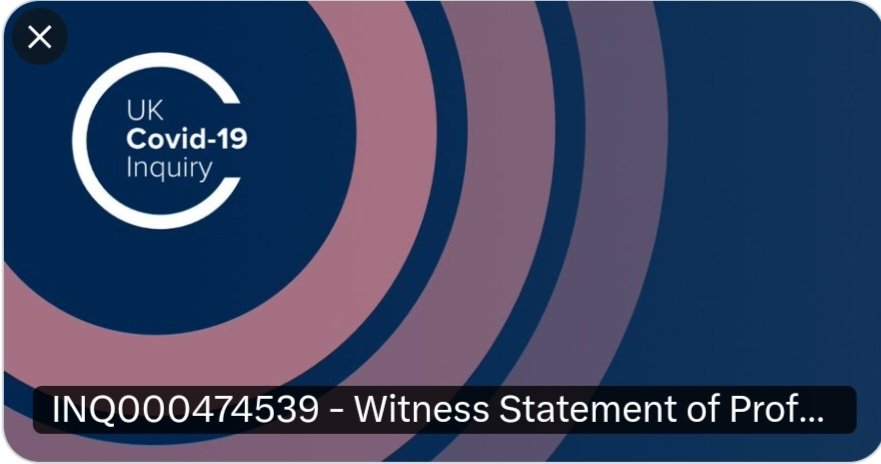 ⚖️The Vaccine Damage Paymeny Scheme was identified as a key issue for the <a href="/covidinquiryuk/">UK Covid-19 Inquiry</a> to examine. 

Professor Fairgreaves, widely respected for his expertise, was invited to submit a written statement—but not called to give oral evidence. We had hoped he would be. 

His