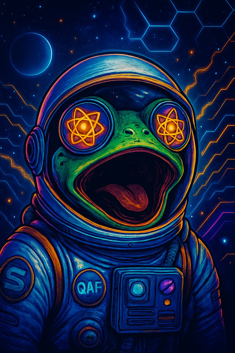 QuantumAiFrog's tweet image. 11 days to suit up and embark on an epic journey! #qaf #quantumAI #SolanaMemecoin