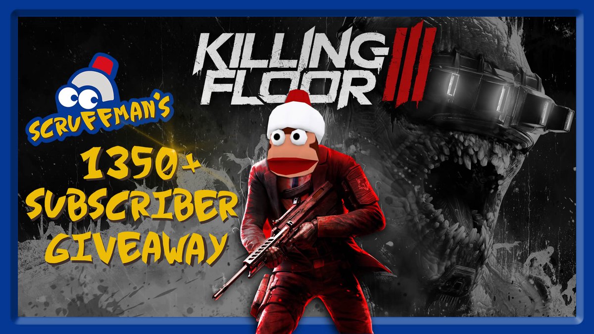🎉ANOTHER GIVEAWAY🎉   

To celebrate hitting 1,350+ subscribers on YouTube, I'm giving away a copy of Killing Floor 3! ✨

Enter via Gleam: gleam.io/YKLVT/scruffma…

#Gaming #Giveaway