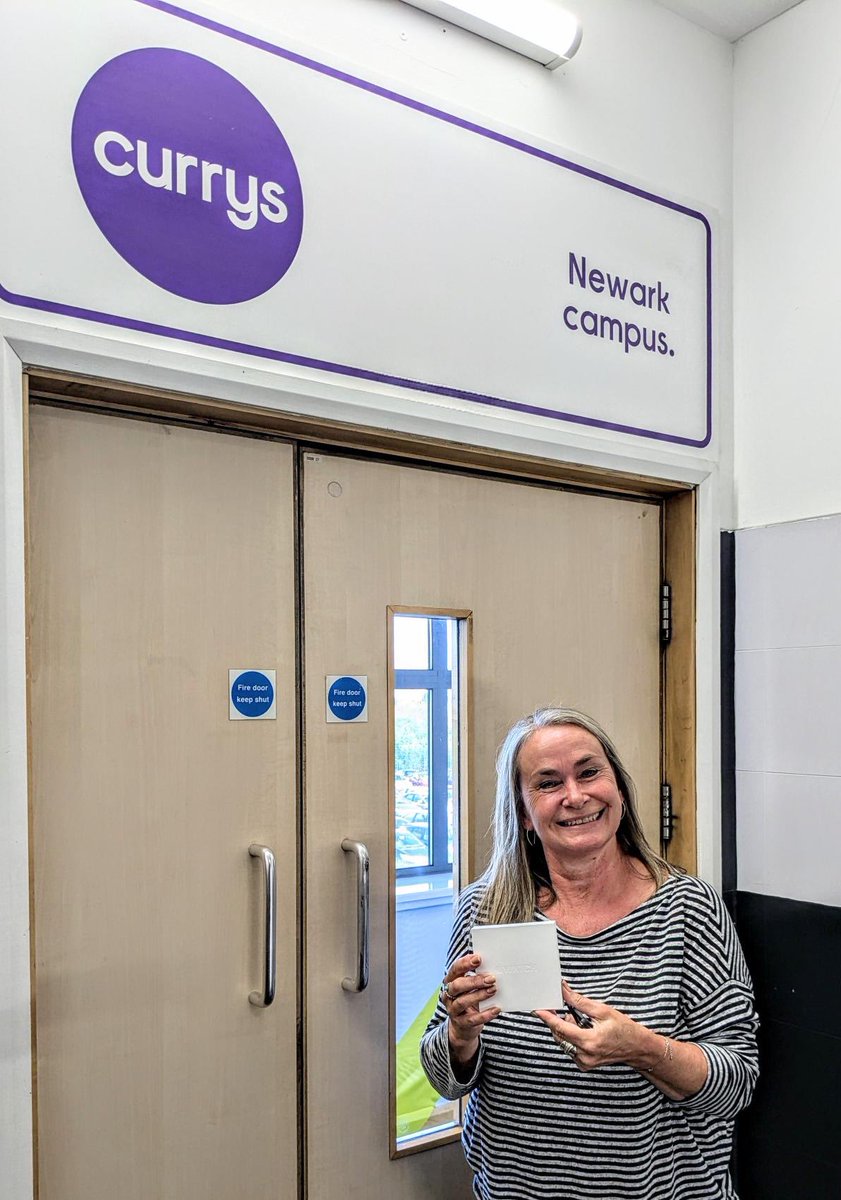 Thank you Simon Hodgson <a href="/currys/">Currys</a> for donating a fabulous raffle prize for <a href="/newarkemmaus/">Newark Emmaus Trust</a> curry and live music night on 26th November - tickets available to book now!