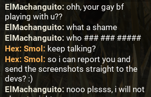 LordWelkin_'s tweet photo. hey @DeadbyDaylight, reported and all, but can we get a ban for the homophobia? thanks https://t.co/B79lJXxC3U