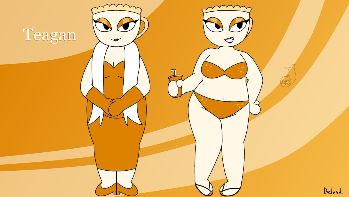 DylanAdobo's tweet image. AU Teagan design #dandysworldfanart #dandysworld #dandysworldau #dandysworldteagan