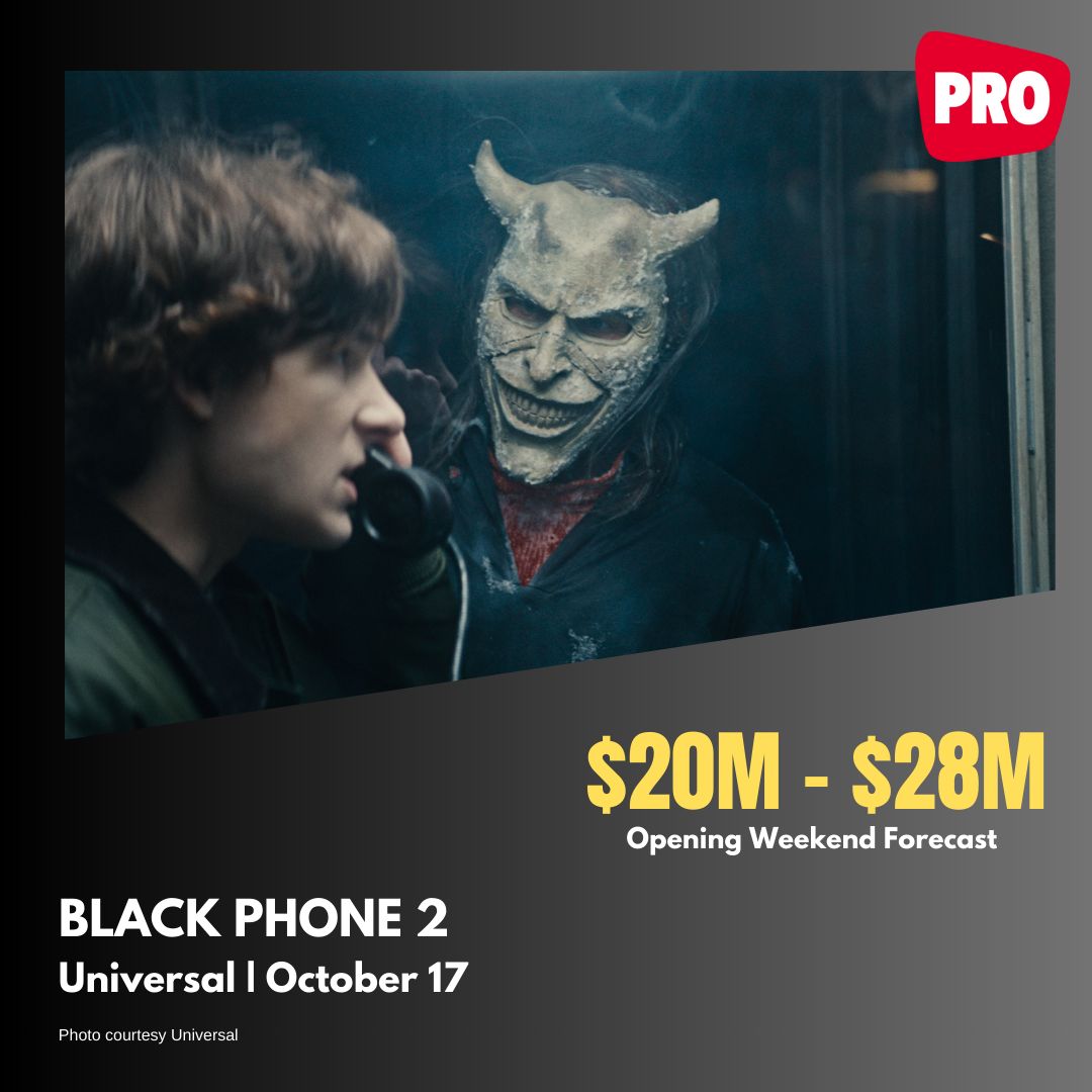 Long Range Forecast: Can BLACK PHONE 2, GOOD FORTUNE, TRUTH &amp; TREASON Attract October Audiences? boxofficepro.com/long-range-for…