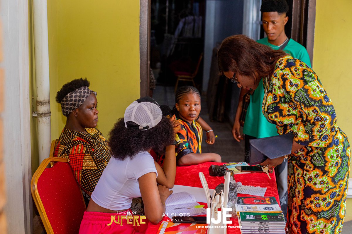 Neche Okolie and Okereke Uchechi Precious,our able front desk and logistics managers.

Thank you 🥰

Theatre just got better🎭🍀