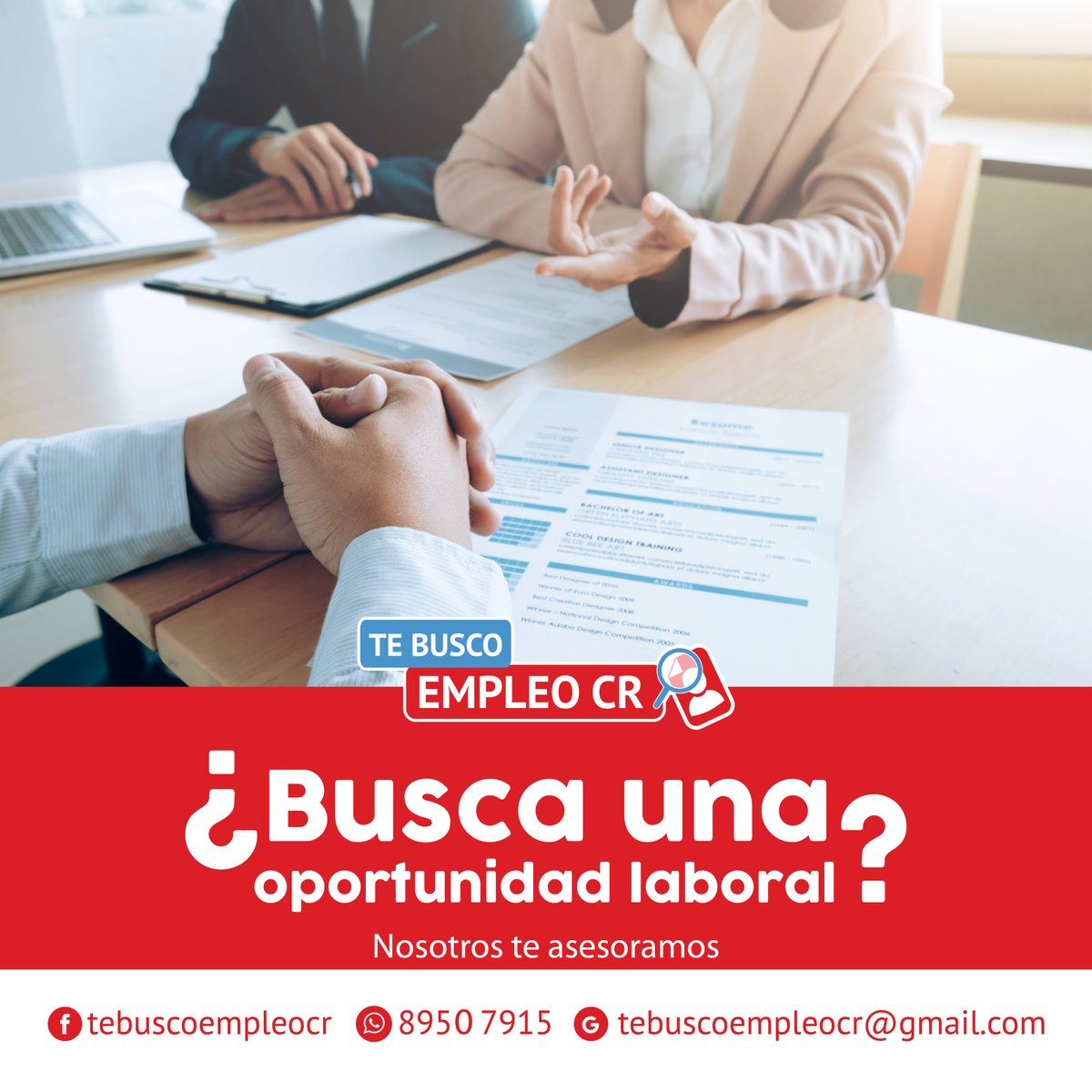 Puede ver más de 350 recomendaciones de nuestro servicio en el siguiente enlace: behance.net/gallery/180405…

Linkedin: linkedin.com/in/tebuscoempl…

#trabajoscr #talentohumano #jobs #EmpleoCR #outplacement