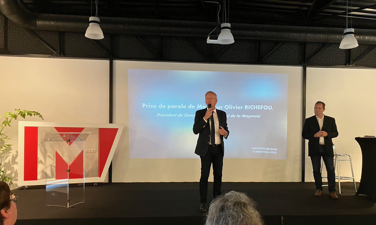 Ravi d’avoir participé à la dernière Assemblée générale de <a href="/MayenneTourisme/">Destination Mayenne</a>…qui devient Destination Mayenne, l’agence dédiée à l’attractivité de notre département !
Une agence qui sera au service du #territoire et de l’ensemble de ses acteurs.
Cette nouvelle appellation reflète