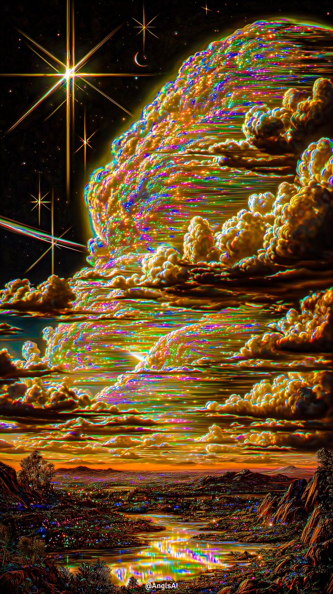 AnglsAI's tweet image. Valley of clouds