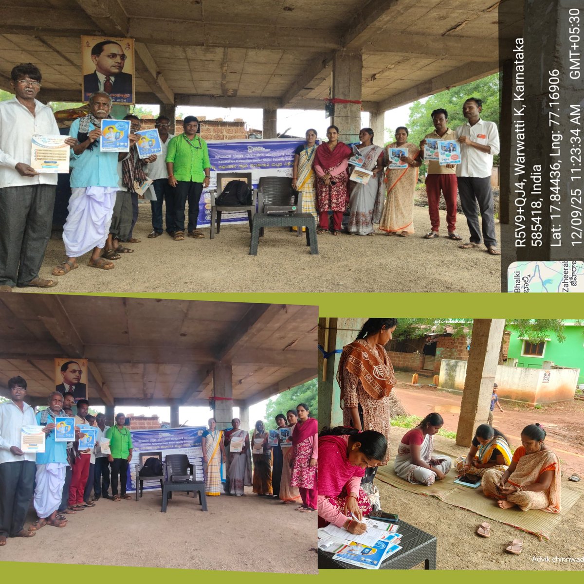 CBC_Bengaluru's tweet photo. ಬೀದರ್ ಜಿಲ್ಲೆಯ ಜಲಸಂಗಿ, ಹೊಕಿರಣ, ಹಾಗೂ ವಿವಿಧ ಗ್ರಾಮದಲ್ಲಿ ಜನರಿಗೆ ಹಣಕಾಸು ಸೇರ್ಪಡೆ ಪರಿಪೂರ್ಣತೆ ಅಭಿಯಾನದ ಭಾಗವಾಗಿ #PMJDY #PMJJBY #PMSBY #APY ಯೋಜನೆಗಳ ಬಗ್ಗೆ ಸಂಪೂರ್ಣ ಮಾಹಿತಿ ನೀಡಲಾಯಿತು. 
 
#SaturationofFinancialInclusion #FinancialInclusion https://t.co/22118QJwLV