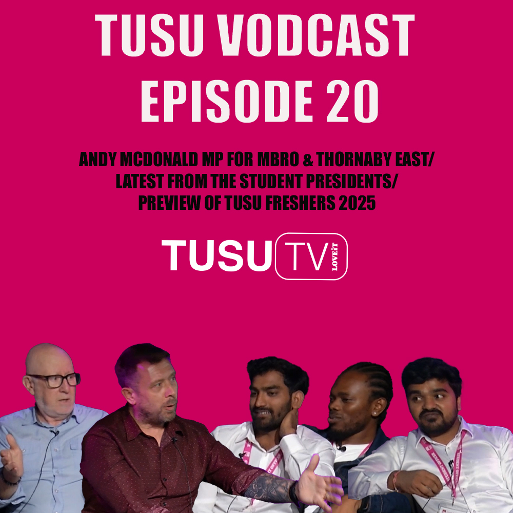 WATCH/ LISTEN &gt;&gt;&gt; youtu.be/y90SViNsenc?fe…

We've reached Episode 20 of the TUSU Vodcast and we're delighted to welcome a very special guest to mark it...<a href="/AndyMcDonaldMP/">Andy McDonald MP for Middlesbrough & Thornaby East</a> Member of Parliament (MP) for Middlesbrough and Thornaby East!

He talks about his long career in law and, more