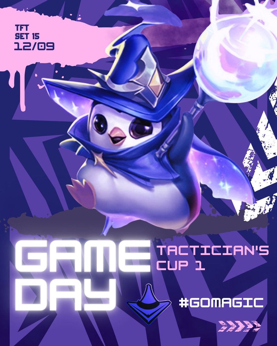 Es el turno de <a href="/Fizzlol_/">Fizz</a>  y <a href="/Solduri/">MGC Solduri</a>  en la primera Tactician’s Cup del Set 15  🔥

✨ Fizz llega tras superar los Trials
⚔️ Solduri aseguró su lugar desde el Ladder
Hoy empieza el reto, vamos a por todo💪