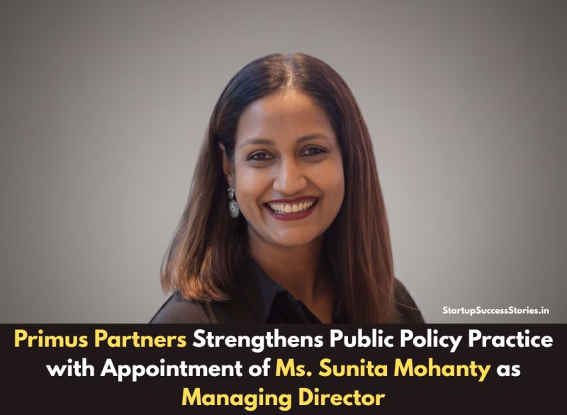 startup2succeed's tweet image. Primus Partners appoints Ms. Sunita Mohanty as MD in its Public Policy vertical, strengthening efforts to shape policies for sustainable growth &amp;amp; citizen impact.
Read more at bit.ly/46k77dM

#Leadership #PublicPolicy #PrimusPartners #SustainableGrowth #PolicyInnovation