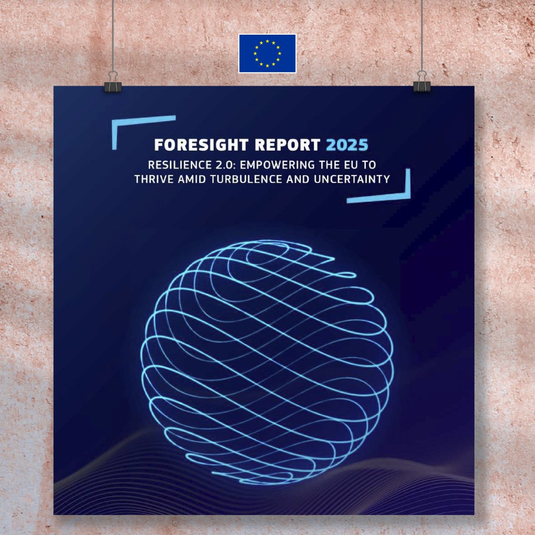 On 9 September the EU published the 2025 Strategic Foresight Report presenting Resilience 2.0, a forward-looking and proactive approach to ensure that Europe is prepared for the decades to come.

Read the report: europa.eu/!DNVFHf