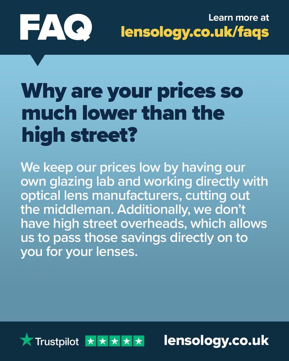 Lensology's tweet image. ✨ Got Questions? We’ve Got Answers! ✨

More FAQs 👉 lensology.co.uk/faqs
Ready to refresh your specs? 👉 lensology.co.uk

#LensReplacement #Lensology