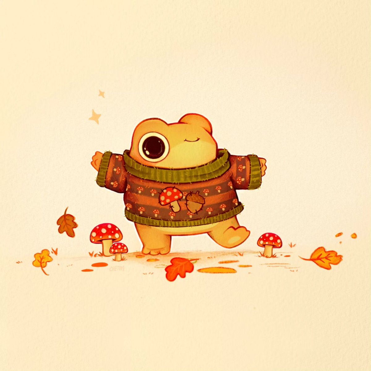 happy frog Friday 🍂🐸🍄