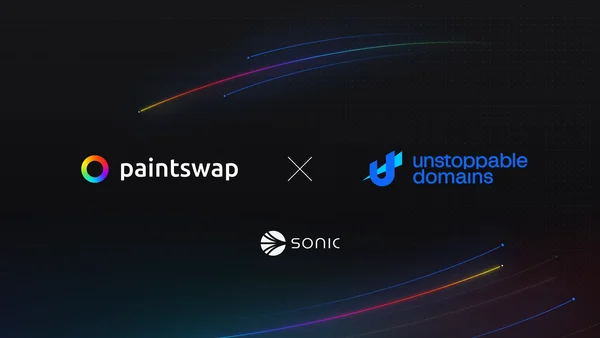 paint_swap's tweet image. Paintswap has integrated @unstoppableweb

Users can now:
- Send NFTs directly to a .sonic domain.
- Display .sonic on your Paintswap profile instead of 0x12..abc (User must enable Reverse Resolution).
- Search for users in the Marketplace using .sonic domains (exact match).