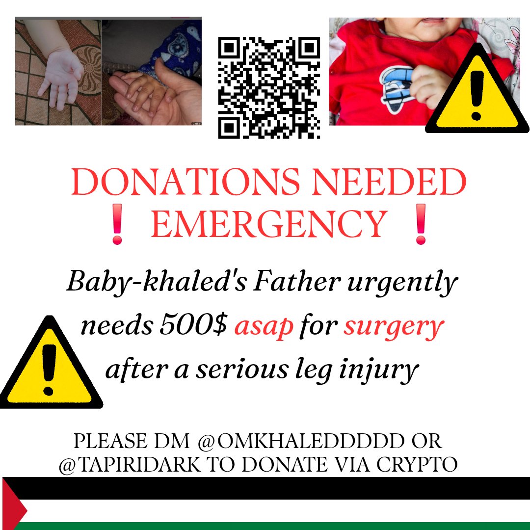 URGENT

PLEASE D0MATE TO KHALED AND HIS FAMILY!!!

HIS FATHER URGENTLY NEEDS SURGERY AND THEY HAVE GOTTEN NO D0NATIONS 
AGAIN THIS IS *URGENT*
PLEASE D0NATE AND SHARE
chuffed.org/project/138498…