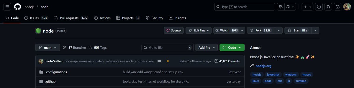 JeetuSuthar_7's tweet image. Excited to share that my second PR to Node.js just got merged!
#OpenSource #NodeJS