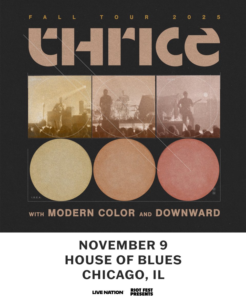 Want to score tickets to Riot Fest &amp; Thrice?! 👇

Head to our Instagram and give a shoutout to the homie you'll be taking with you for chance to win a pair of 3-Day GA <a href="/RiotFest/">Riot Fest</a> passes + a pair of GA tix to <a href="/Thrice/">THRICE</a> at HOB on 11/9! 🤯

Must comment on IG » livemu.sc/3VfCVLY