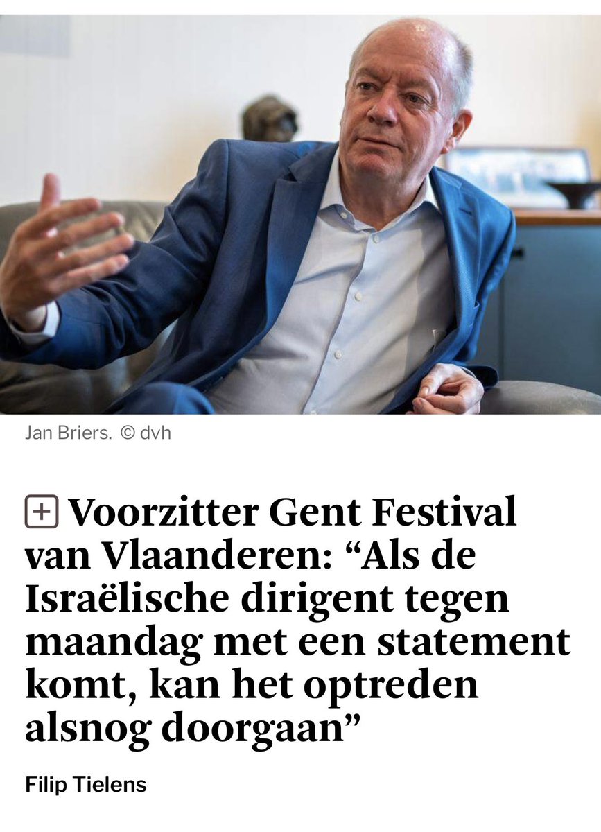 Veiligheid? Vergeet het. Hierover gaat het. De rest is allemaal blablabla. En dus meneer Briers dat is fundamenteel fout. Fundamenteel fout!

Screenshot DS van vrijdag 12/9, 17u30.