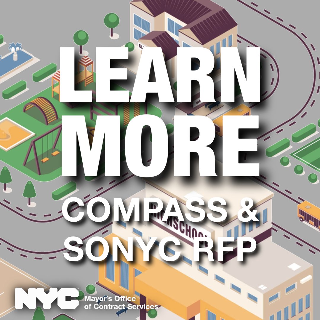 This fall, the Department of Youth &amp; Community Development (DYCD) plans to release an RFP for the  COMPASS program, inviting nonprofits to bring after-school programming to NYC youth. Learn more here!
nyc.gov/site/mocs/even…
rfp.page