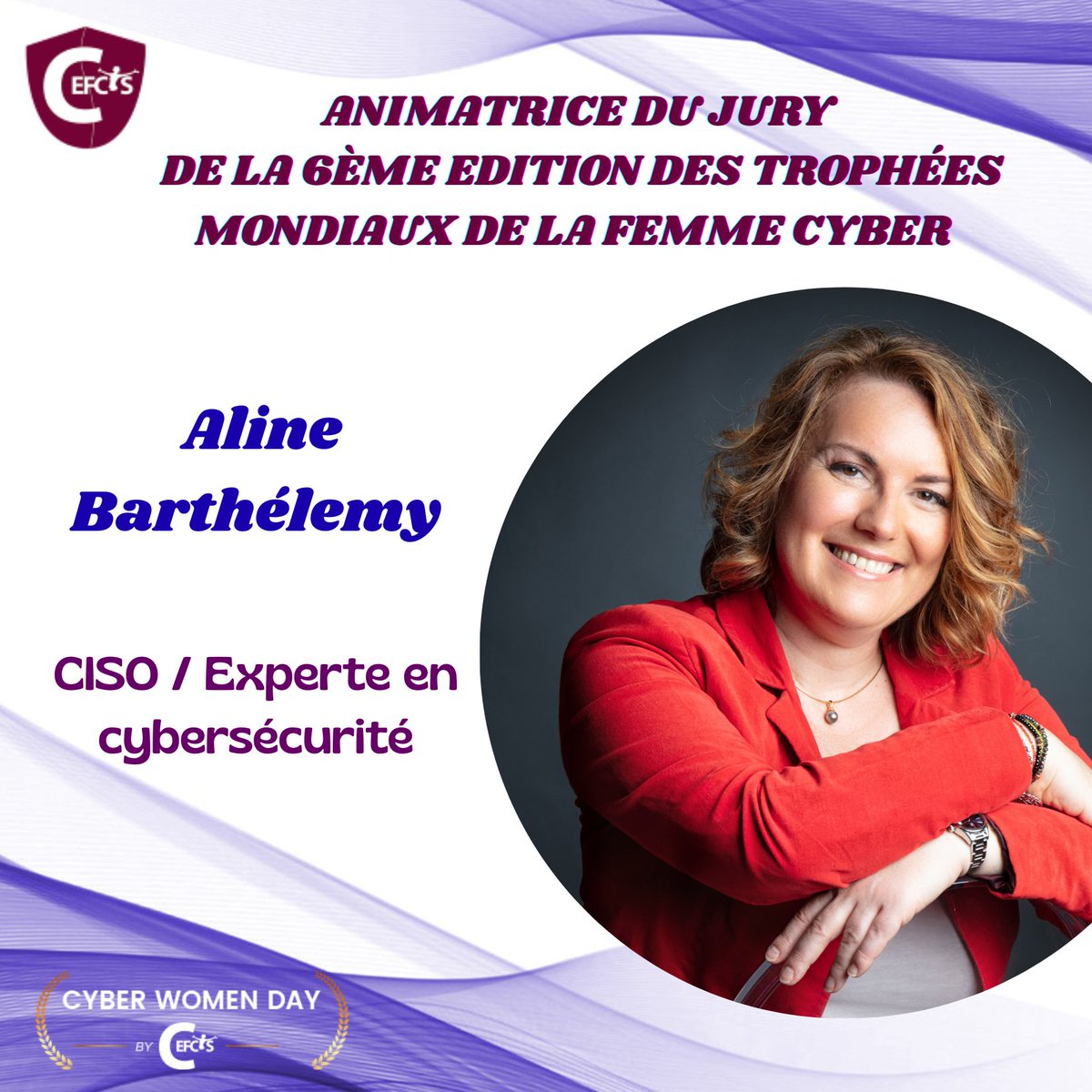 🎉 Nous vous présentons aujourd’hui : l’animatrice du Jury des Trophées Mondiaux des Femmes Cyber.
Pour Aline : « La cybersécurité est avant tout une aventure humaine. »
💡 Les candidatures affluent déjà, preuve que les talents féminins dans la cyber sont nombreux et engagés.