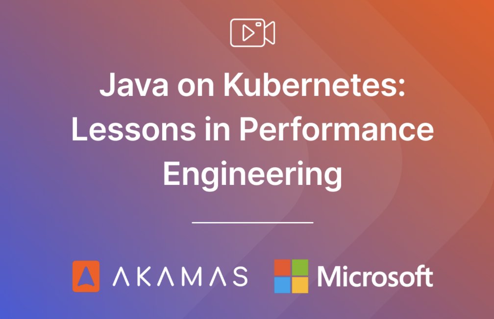 brunoborges's tweet image. #Java on #Kubernetes: Lessons in Performance Engineering with Akamas and Microsoft.
Free webinar with myself and @stef3a --- on September 25th | 9am PT.
Register at --->
akamas.io/events/java-on…