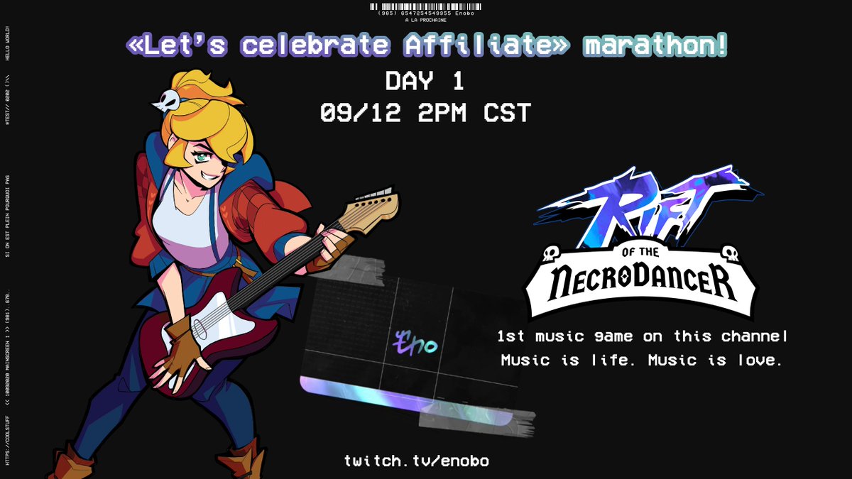 Enobo_Unity's tweet image. First day is on its way in 2 hours! 💚
Discovery time for the story mode of Rift of the NecroDancer. Hope I can hit those notes 🙏