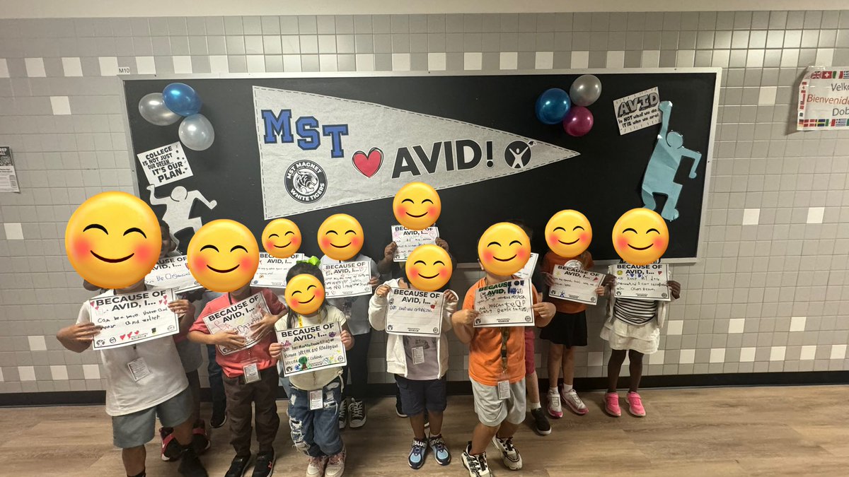 cantusclass's tweet image. HAPPY AVID IMPACT DAY 🤩👏🏼🎉
We did an #avid tour around campus and found all the way @MSTMAGNET shows @AVID4College !!
They could easily spot all the college flags, WICOR strategies, future engineering job posters, and so much more!!
#myavidwhy #avidforcollege @RichardsonISD