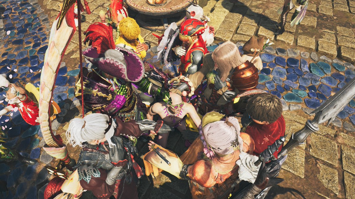 【フルハン収穫祭】
昨夜はルイさん企画のフルハン収穫祭に参加してきました😊

重ね着交流会でいつも見かける方や
Xでお見かけした事ある方々とお会い出来て楽しかったです☺️

リプ欄に繋げていきます！
 #フルハン
 #モンハンワイルズ
 #MHWilds