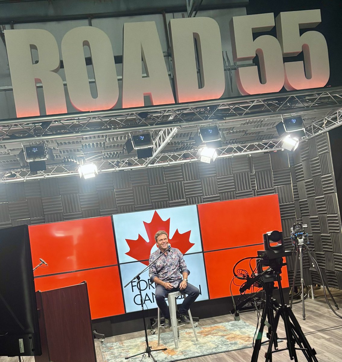 LukaszukAB's tweet photo. .@RoadFiftyFive I look forward to recording in your studio. Thank you!

You sure we have enough speakers? We need the #ForeverCanandian message to be loud and clear! https://t.co/PhRJjyZcNo