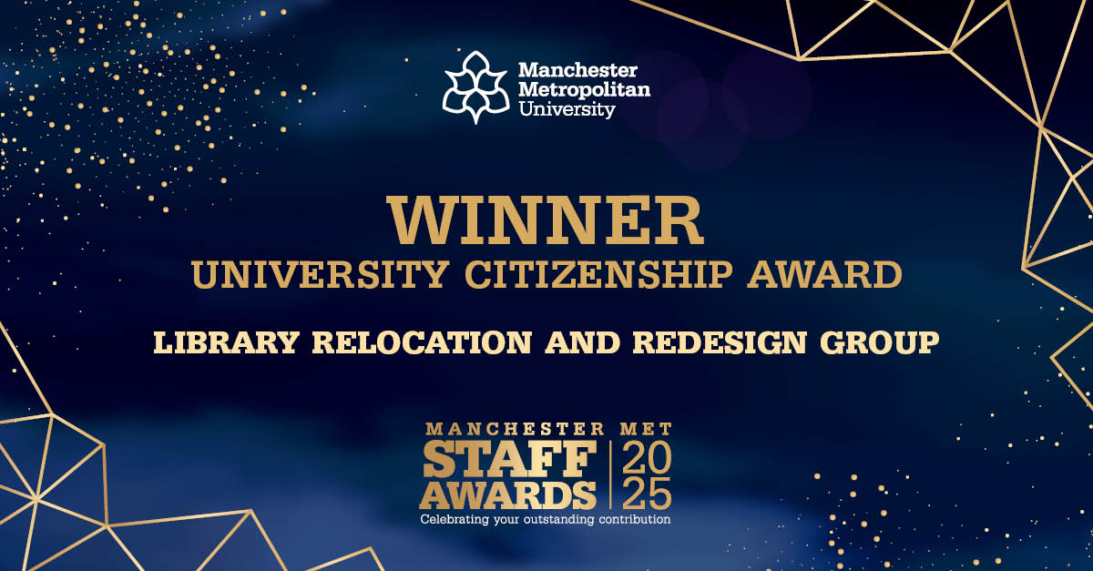 ManMetUni's tweet image. Our next award is the University Citizenship Award, celebrating those who deliver incredible outcomes  and go above and beyond the day-to-day expectations of their role.

Congratulations to… 

⭐ Library Relocation and Redesign Group 🥳

#McrMetProud