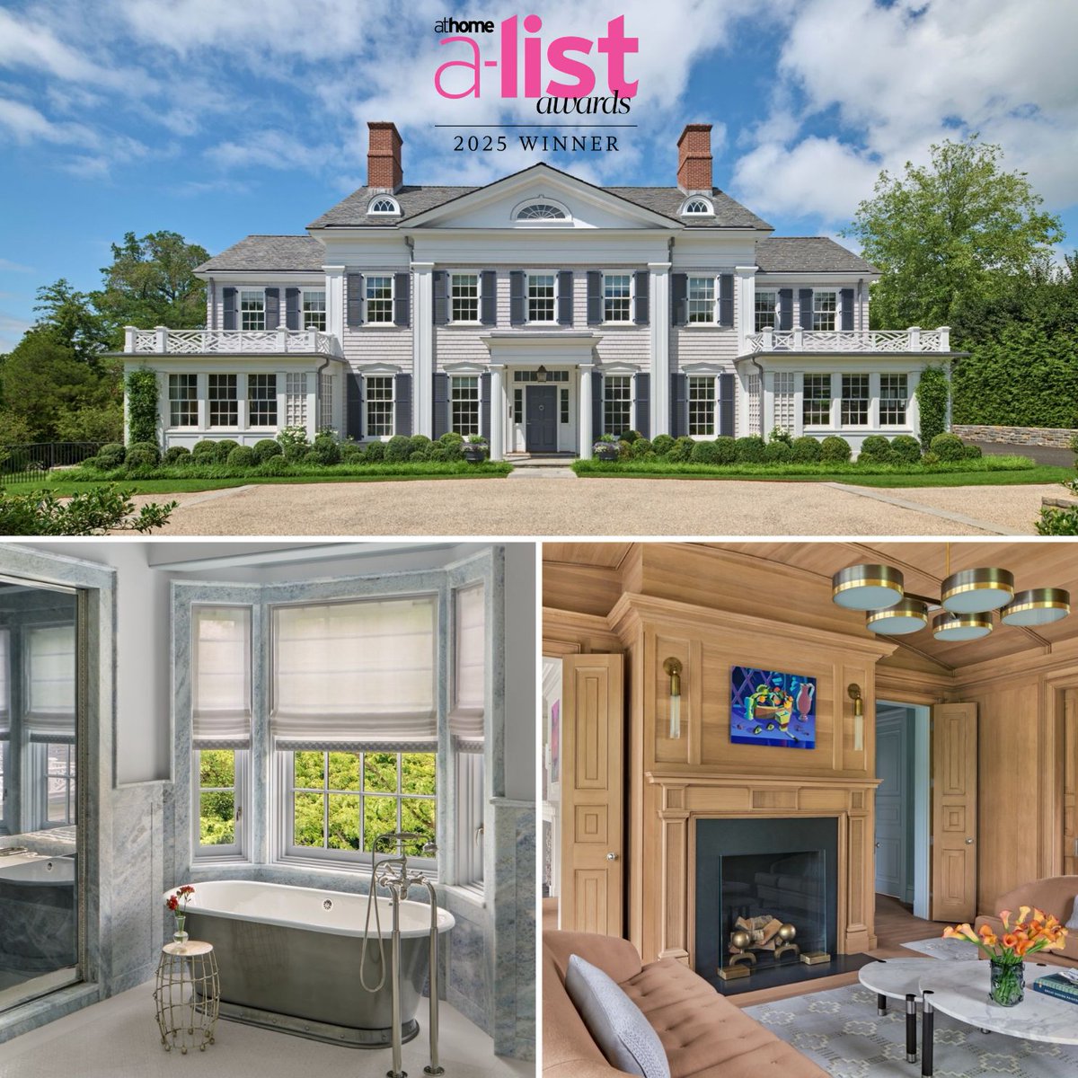 We are pleased to announce that VHA has won two 2025 A-List Awards for our recently completed Inspired Greek Revival design: bit.ly/2025-A-List-Aw… #beautifulhomes #architecture