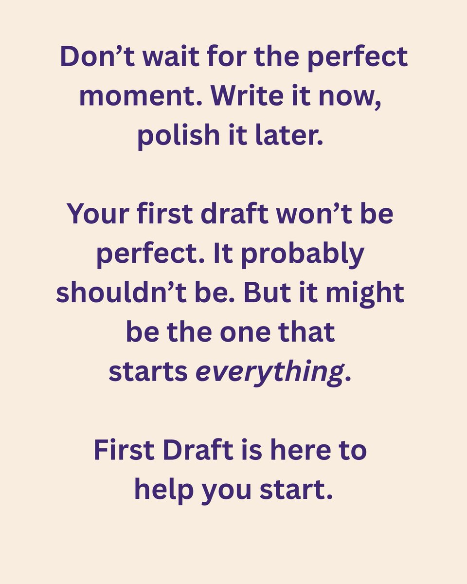 First Draft - Screen Scotland Talent Builder tweet media