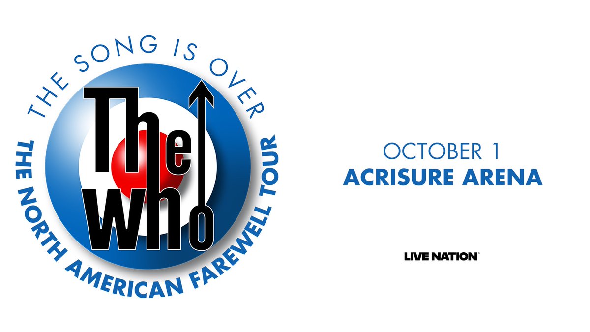 We are pleased to announce that The Who are coming to <a href="/AcrisureArena/">Acrisure Arena in Greater Palm Springs</a> , Greater Palm Springs, CA on October 1st for the last time on The Song is Over – The Final Public Show on the North American Farewell Tour!
Tickets on sale this Wednesday, September 17th @ 10AM local at