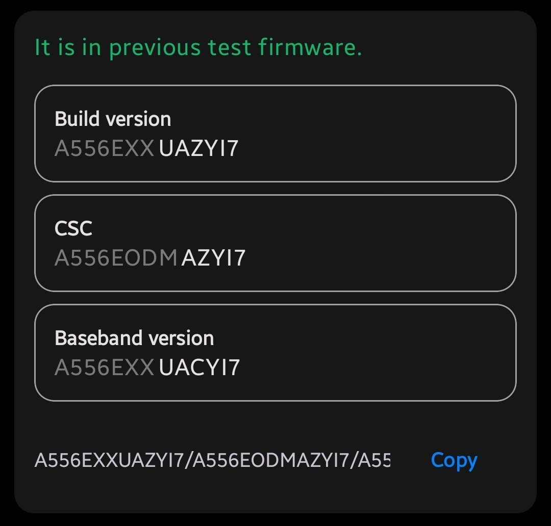 Koram_Akhilesh's tweet image. 🚨 New One UI 8 beta builds spotted on Samsung servers!

📱 Galaxy A55 🇮🇳 : ZYI5 → ZYI7
📱 Galaxy A35 🇰🇷 : ZYH7 → ZYI6 

#GalaxyA35 #GalaxyA55 #OneUI8 #Samsung