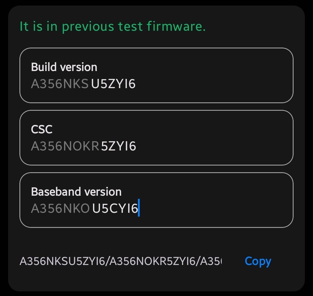 Koram_Akhilesh's tweet image. 🚨 New One UI 8 beta builds spotted on Samsung servers!

📱 Galaxy A55 🇮🇳 : ZYI5 → ZYI7
📱 Galaxy A35 🇰🇷 : ZYH7 → ZYI6 

#GalaxyA35 #GalaxyA55 #OneUI8 #Samsung