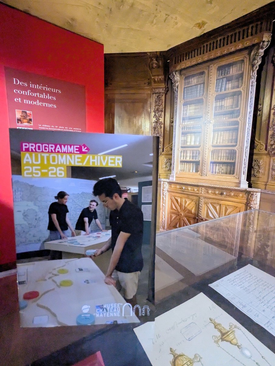 Le nouveau programme Automne / Hiver 2025-2026 est arrivé !  Découvrez  les nombreuses animations proposées par <a href="/museemayenne/">MuséechâteauMayenne</a> : Les #JournéesDuPatrimoine, la Fête de la Science ou encore des ateliers pour les vacances de la Toussaint ! 👉urls.fr/2MxzVw
<a href="/Mayenne_Ville/">Ville de Mayenne</a>