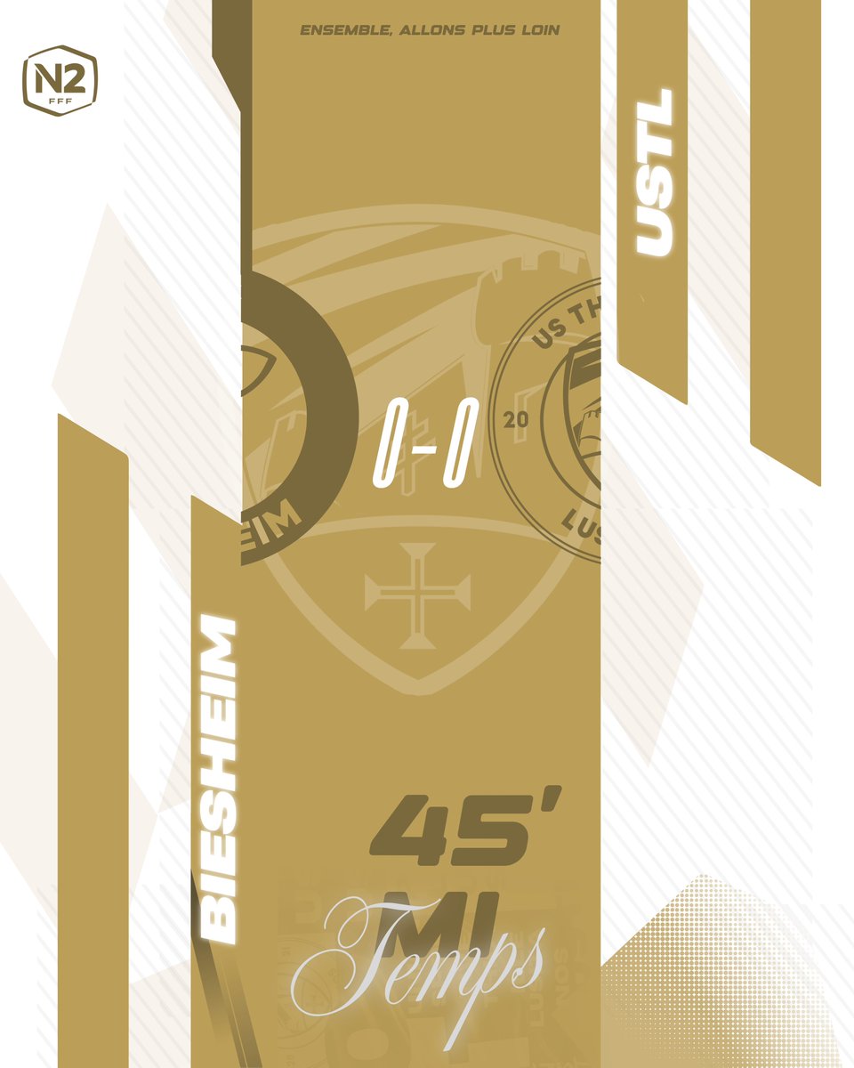 #ASCBUSTL / 0️⃣-0️⃣ / 45’

🔴 C’est la pause à Biesheim. Score nul et vierge entre les deux équipes.