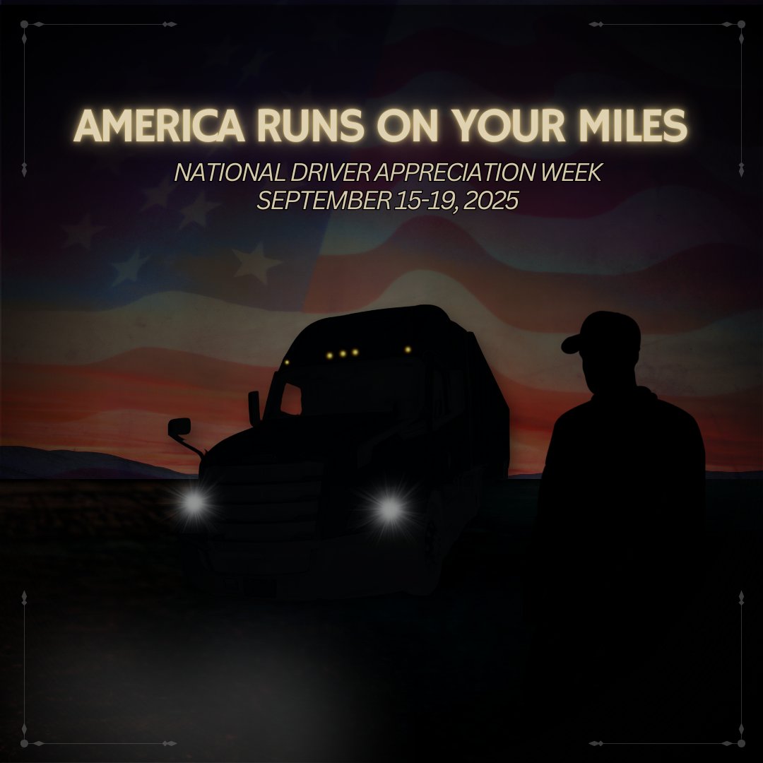 𝗔𝗺𝗲𝗿𝗶𝗰𝗮 𝗥𝘂𝗻𝘀 𝗼𝗻 𝗬𝗼𝘂𝗿 𝗠𝗶𝗹𝗲𝘀. Driver Appreciation Week! Thanks to our Barr-Nunn drivers &amp; ALL pro drivers nationwide. We're grateful for your dedication &amp; hard work moving freight &amp; keeping our country strong 🇺🇸💪#DriverAppreciationWeek #ThankATrucker