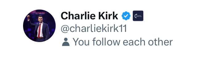 Several months ago Charlie Kirk began to follow me, and I knew it meant his opinion on Israel was starting to change.