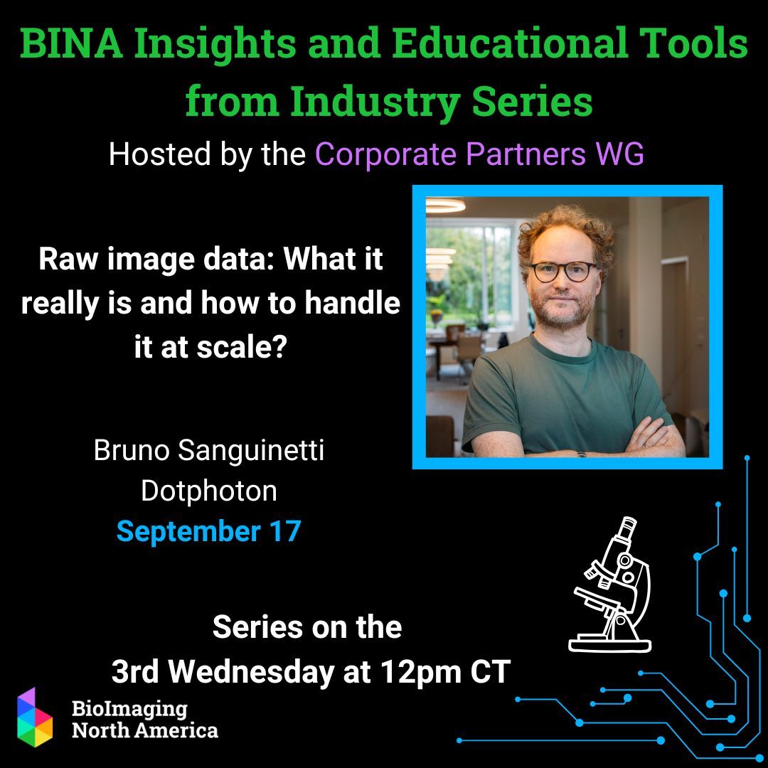 #HappyFluorescenceFriday!

#microscopycommunity-new to the field of bioimaging or just looking to brush up? Wed Sept 17, the I&amp;E tools series will bring a talk on raw image data- don’t miss out on setting yourself up for success- join us!

More info: buff.ly/BIhYKtO