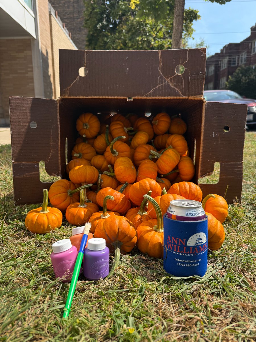 We're ready for <a href="/BridgetDegnen/">Commissioner Bridget Degnen</a>'s Fall Nature Fest tomorrow at LaBagh Woods from 12 PM to 3 PM! Join us for another year of pumpkin painting and plenty more fall fun🎃🍂